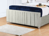 Valencia Lined Wings Upholstered Bed