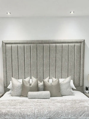 Hampton panel upholstered bed