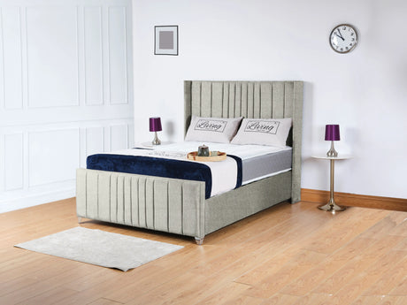 Valencia Lined Wings Upholstered Bed