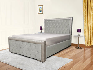 Glitz Lunar Upholstered Bed