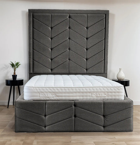 Indulgence Border Upholstered Bed