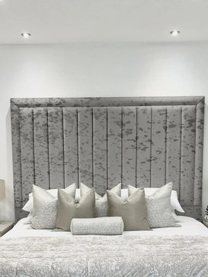 Hampton panel upholstered bed
