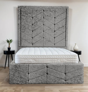 Indulgence Border Upholstered Bed