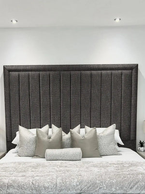 Hampton panel upholstered bed