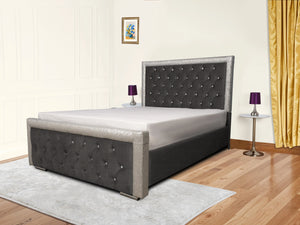 Glitz Lunar Upholstered Bed