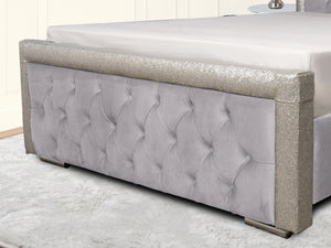 Glitz Lunar Upholstered Bed