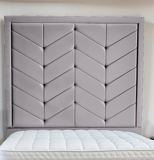 Indulgence Border Upholstered Bed