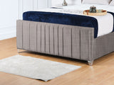 Valencia Lined Wings Upholstered Bed