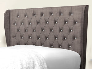 Miri Winged Upholstered Bed