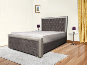 Glitz Lunar Upholstered Bed