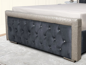 Glitz Lunar Upholstered Bed