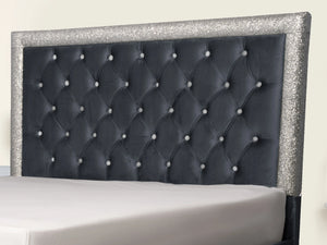 Glitz Lunar Upholstered Bed