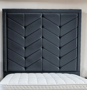 Indulgence Border Upholstered Bed