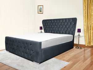 Kendall Winged Upholstered Bed