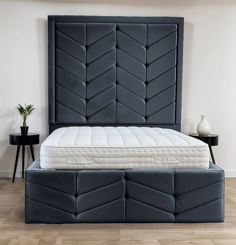 Indulgence Border Upholstered Bed