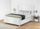 Elise lined winged Upholstered Bed