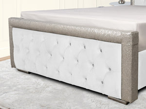 Glitz Lunar Upholstered Bed