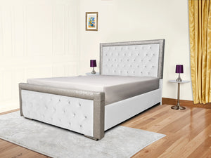 Glitz Lunar Upholstered Bed