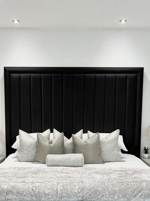 Hampton panel upholstered bed