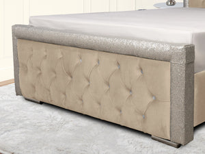 Glitz Lunar Upholstered Bed