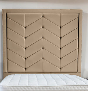 Indulgence Border Upholstered Bed