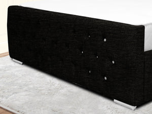 Kendall Winged Upholstered Bed