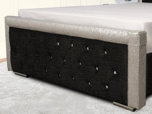 Glitz Lunar Upholstered Bed