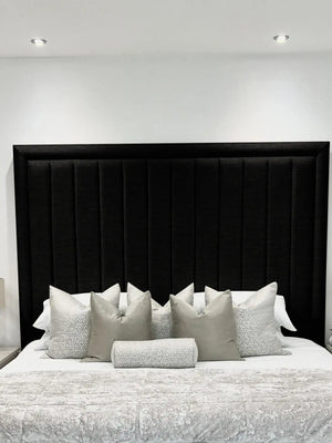 Hampton panel upholstered bed