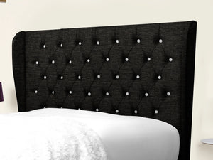 Miri Winged Upholstered Bed