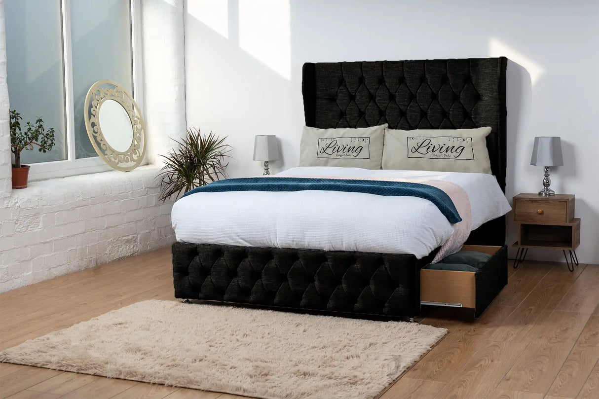 Luxor Wingback Divan Bed