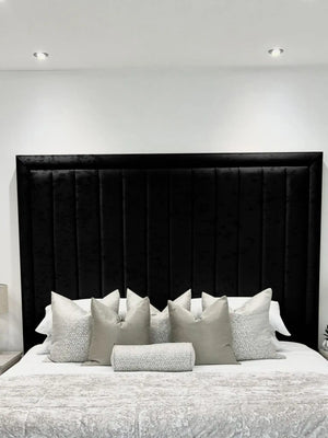 Hampton panel upholstered bed