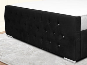 Kendall Winged Upholstered Bed