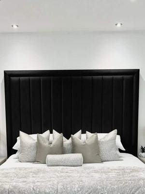 Hampton panel upholstered bed