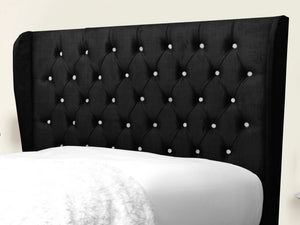 Miri Winged Upholstered Bed