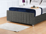 Valencia Lined Wings Upholstered Bed