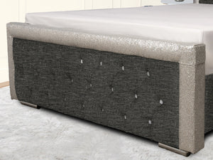 Glitz Lunar Upholstered Bed
