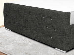 Kendall Winged Upholstered Bed
