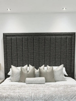 Hampton panel upholstered bed