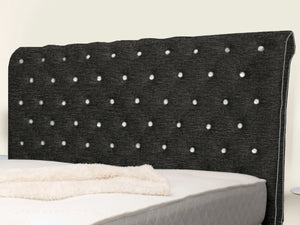 Swan Sleigh Chesterfield Upholstered Bed