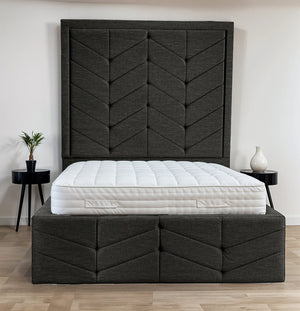 Indulgence Border Upholstered Bed