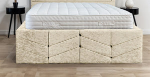 Indulgence Border Upholstered Bed