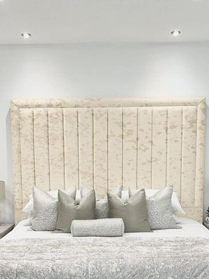 Hampton panel upholstered bed