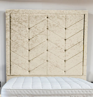 Indulgence Border Upholstered Bed