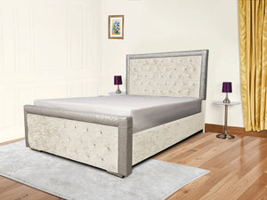 Glitz Lunar Upholstered Bed