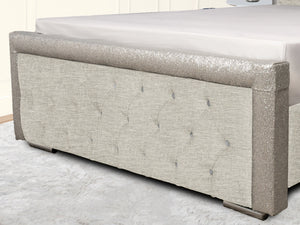 Glitz Lunar Upholstered Bed