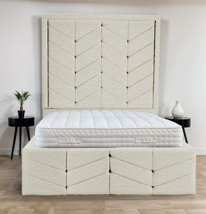 Indulgence Border Upholstered Bed