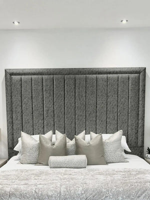 Hampton panel upholstered bed