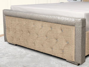 Glitz Lunar Upholstered Bed