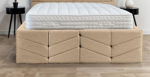 Indulgence Border Upholstered Bed