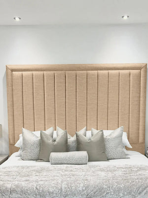 Hampton panel upholstered bed